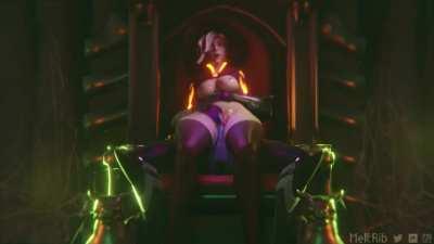 Widowmaler fuck Mercy (MeltRib) [overwatch]