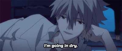 Bite the pillow, Shinji