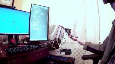 From Utah teapots to minecraft, we've been working away on more demos for our affordable force feedback robots!