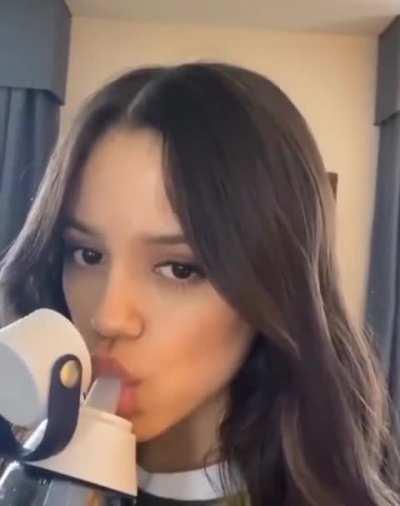 Jenna staying hydrated
