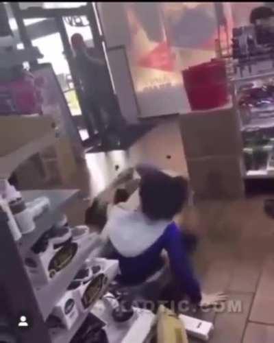 Got caught shoplifting 🙄