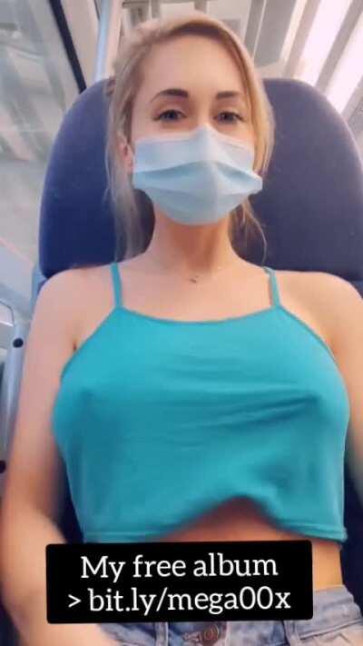 Nervous about this one but really wanted to do a tiddie reveal in public, it was such a rush!