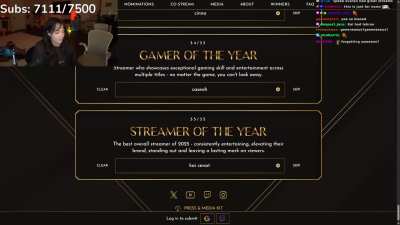 Cinna nominated Kai for Streamer of the year, whilst giving her reasoning why!