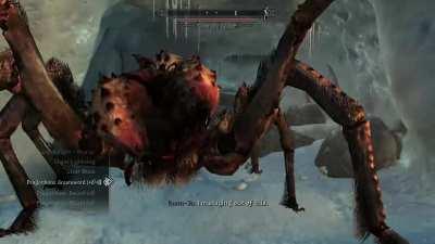 Momentarily shat myself, whilst calmly choosing a spell.