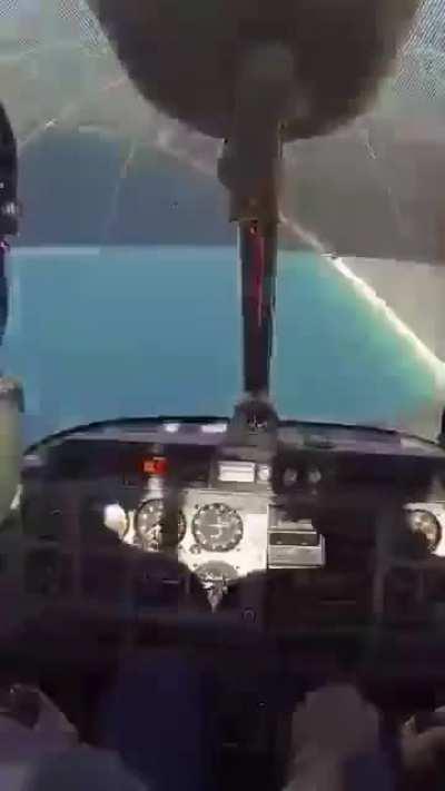 Student Pilot enters a spin as a Trainings manoeuvre instructor teaches how to get out of one 