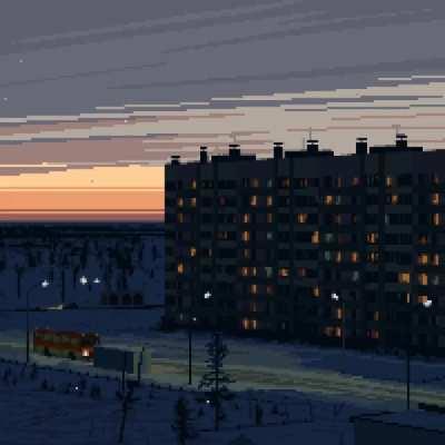 [OC] Морозный вечер