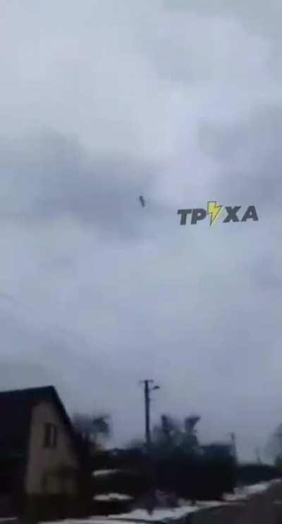 Russian cruise missile flying at an altitude of 30 meters