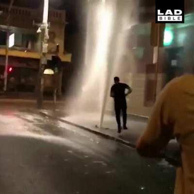 Not knowing about water pressure