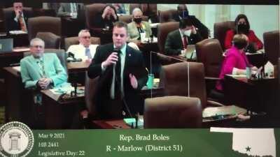 Oklahoma GOP state representative says 