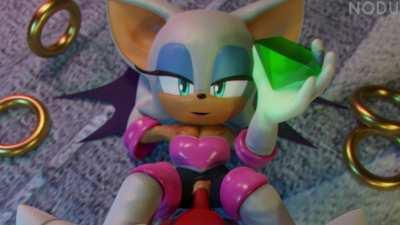 Rouge Fucks Knuckles For Chaos Emerald (Nodu) [Sonic the Hedgehog]