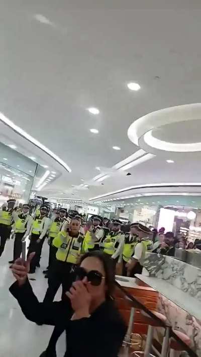 Canary Wharf - If you drag your kid to a hotel protest and they get caught in the crossfire of incapacitant spray, it’s your fault. Watching masked meatheads play paramedic only highlights the circus these fools are performing in. If this is a genuine sho