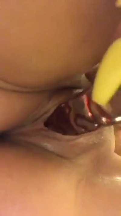 I'm melting away from pleasure...