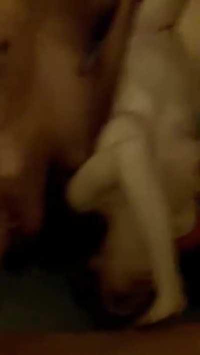 One Guy Having Some Good Fun At Home