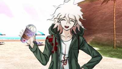 Nagito Tries Grimaceâs Shake.