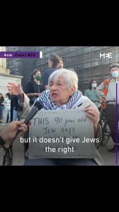 90-year-old Shatzi Weisberger tells why her long-held beliefs about Israel changed, and why she's continued to speak out for the Palestinian