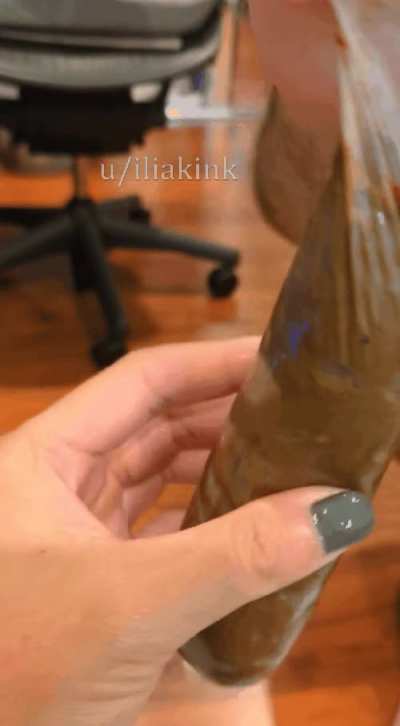 Do you think we filled the condom too much? 😈