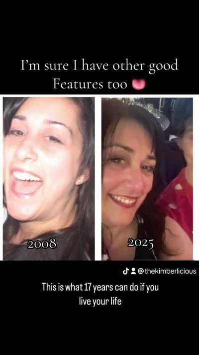 Had this MILF changed a lot over 17 years?