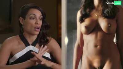 Rosario Dawson Dressed vs Undressed