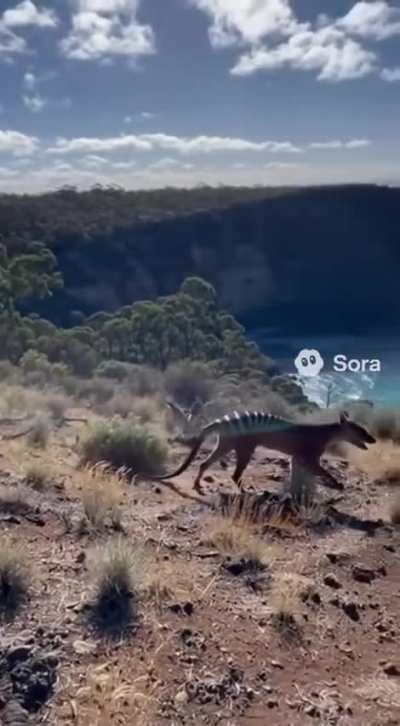 Thylacine with new Sora 2 AI