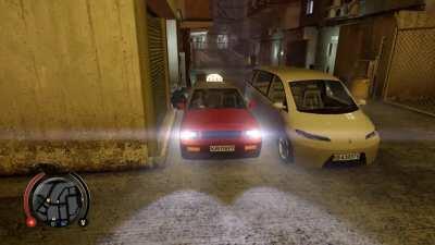 In Sleeping Dogs, when you want to get out of the car with doors on both sides blocked, instead of just teleporting out, the character kicks the windshield and climbs out.