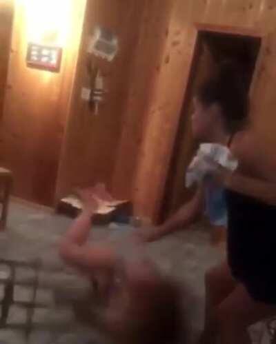 HMC while I try to pole-dance on a bar stool...