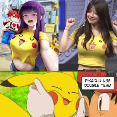 Pikachu Girl Attacks