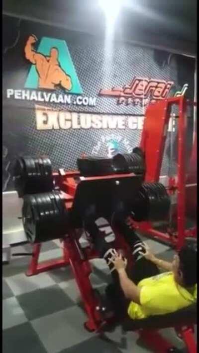 HMFT after I attempt a leg press with poor form