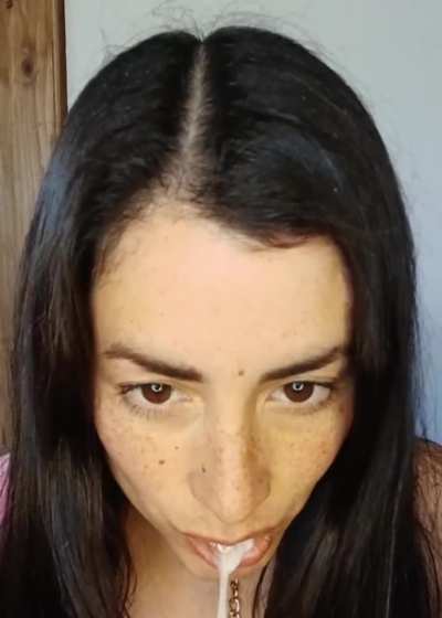 Anything hotter than a kiss full of cum? Yes, one that also has my saliva.