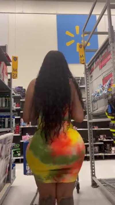 Ass clap in Walmart