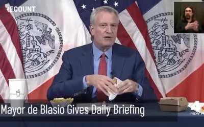 Nothing healthier than a vaccine and fast food! He sure is healthy