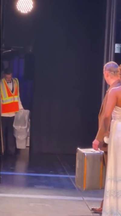 Kevin Del Aguila trying to make Christian Borle break character offstage during their run in ‘Some Like It Hot’