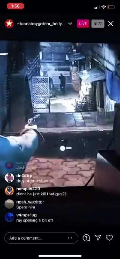 Funny ass Stunna boy live a while back