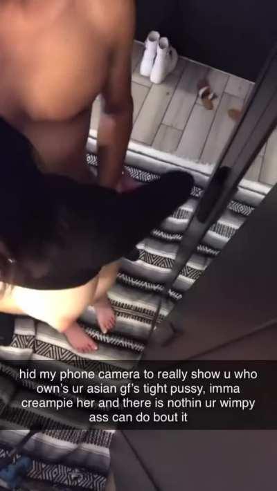 my gf will be away on a school trip for the rest of the summer... idk what i'd do if her roommate sends me something like this...