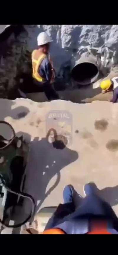 Getting sucked into water pipe