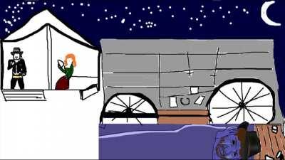 Arthur Morgan tries to sleep in chapter 3