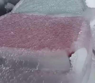 Cold rain in Vladivostok, Russia