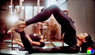 Pilates, text to video, runway gen-2