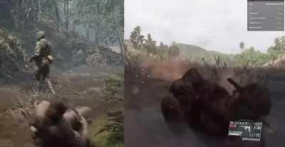 The new animations and movements of MGS3D are inspired by MGSV, I even have the feeling that some look better. I can’t wait to try all these new possibilities.