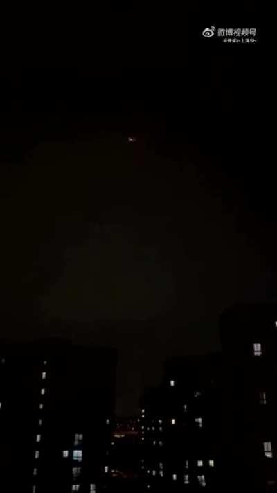 Drone in Shanghai China telling residents 