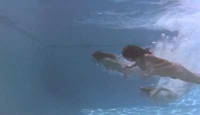 Jane Anthony, Christina Hart, Jill Damas, Drina Pavlovic, others - Games Girls Play (UK1974) (2/2) - The pool