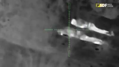 SDF raid on a SNA outpost near Manbij, Syria