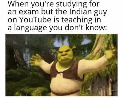 Oh come on man, I'm gonna fail my exams now.