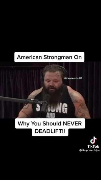 Can I get your thoughts on this? I deadlift twice a week and I feel pretty good so far . I'm talking about the long-term though I would love for anybody to help me out. Should I stop deadlifting?