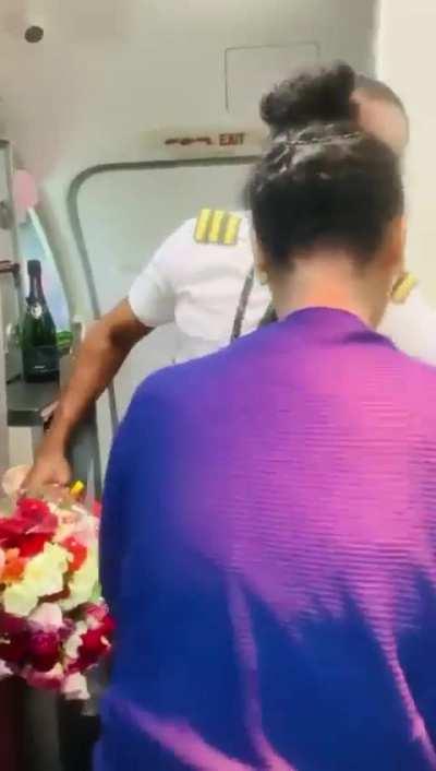 A woman who worked as an housekeeper for 30 years to sponsor her son's education to become a Pilot breaks down when she flew in his plane.