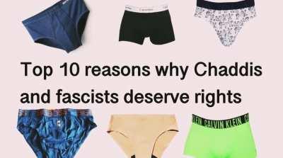 Top 10 reasons why Chaddis deserve rights
