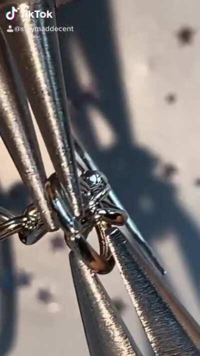 made a soy sauce container earring :)