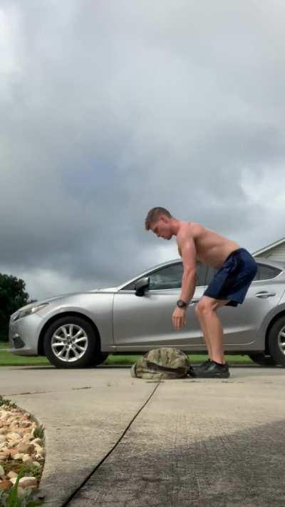 A little co(m)plex work with a sandbag.