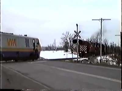 going down with the ship doesn't apply to trains