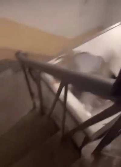 WCGW: Sliding down some rails?