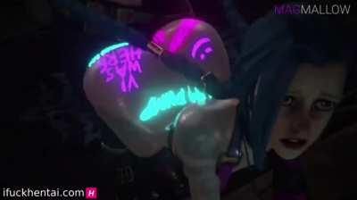 Fucking Jinx Anal and Filling Her Up